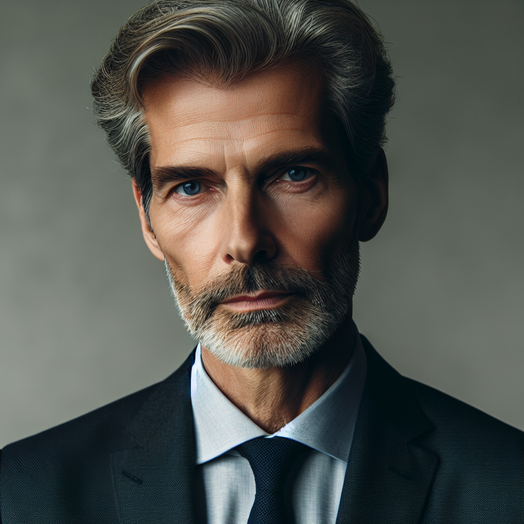 A serious-looking Sir Keir Starmer, a 58-year-old white male with a neutral expression. He has closely trimmed, grey hair and blue eyes. He is dressed in a dark suit on a neutral background.